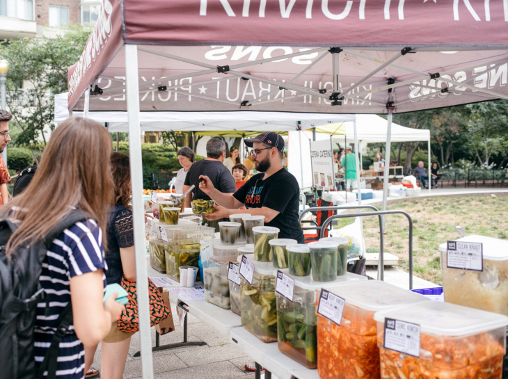 FRESHFARM Ballston farmers market close up