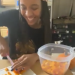 preparing butternut squash