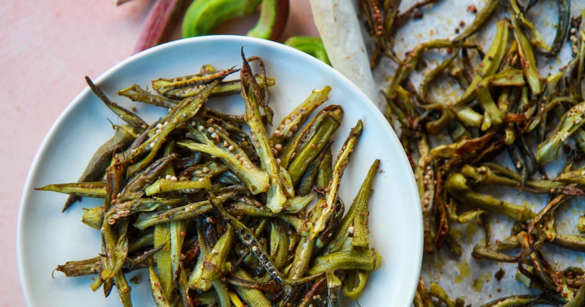 Crispy Roasted Okra – FRESHFARM
