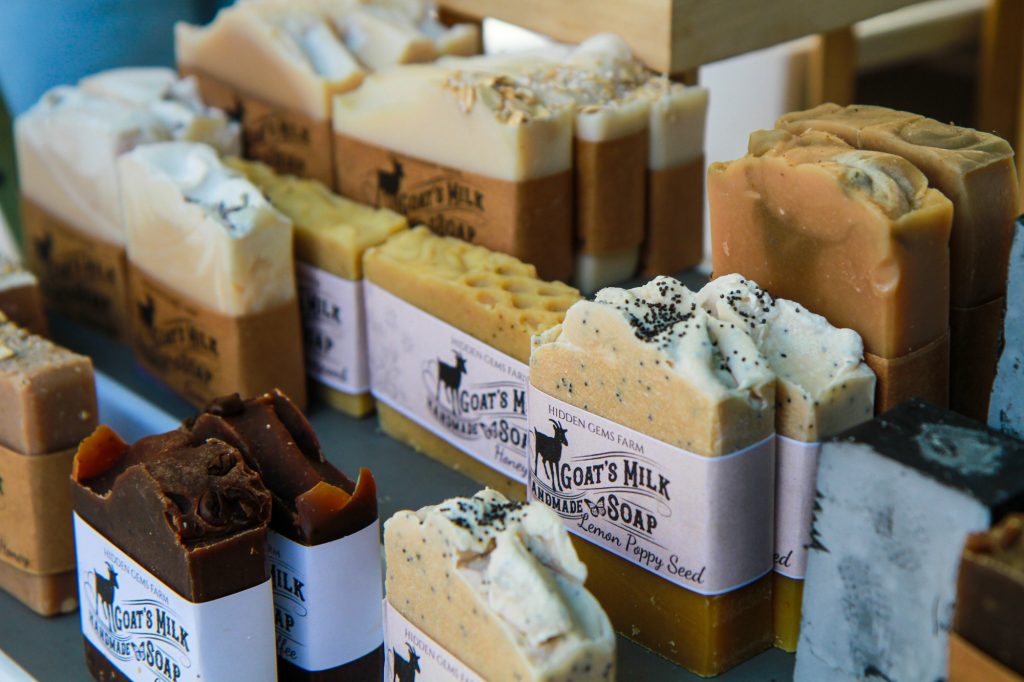 Handmade soap from Hidden Gems make a great gift. 