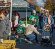 Shoppers at FRESHFARM H Street NE Market