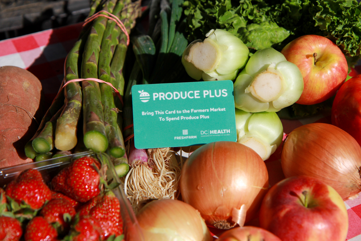 Produce Plus provides locally grown, fresh fruits and vegetables to Washington, DC residents with limited access to fresh, healthy food.
