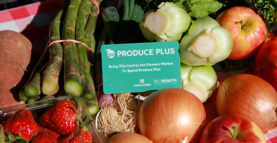 Produce Plus provides locally grown, fresh fruits and vegetables to Washington, DC residents with limited access to fresh, healthy food.