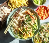 Noodle salad with market vegetables from the FRESHFARM recipe collection.