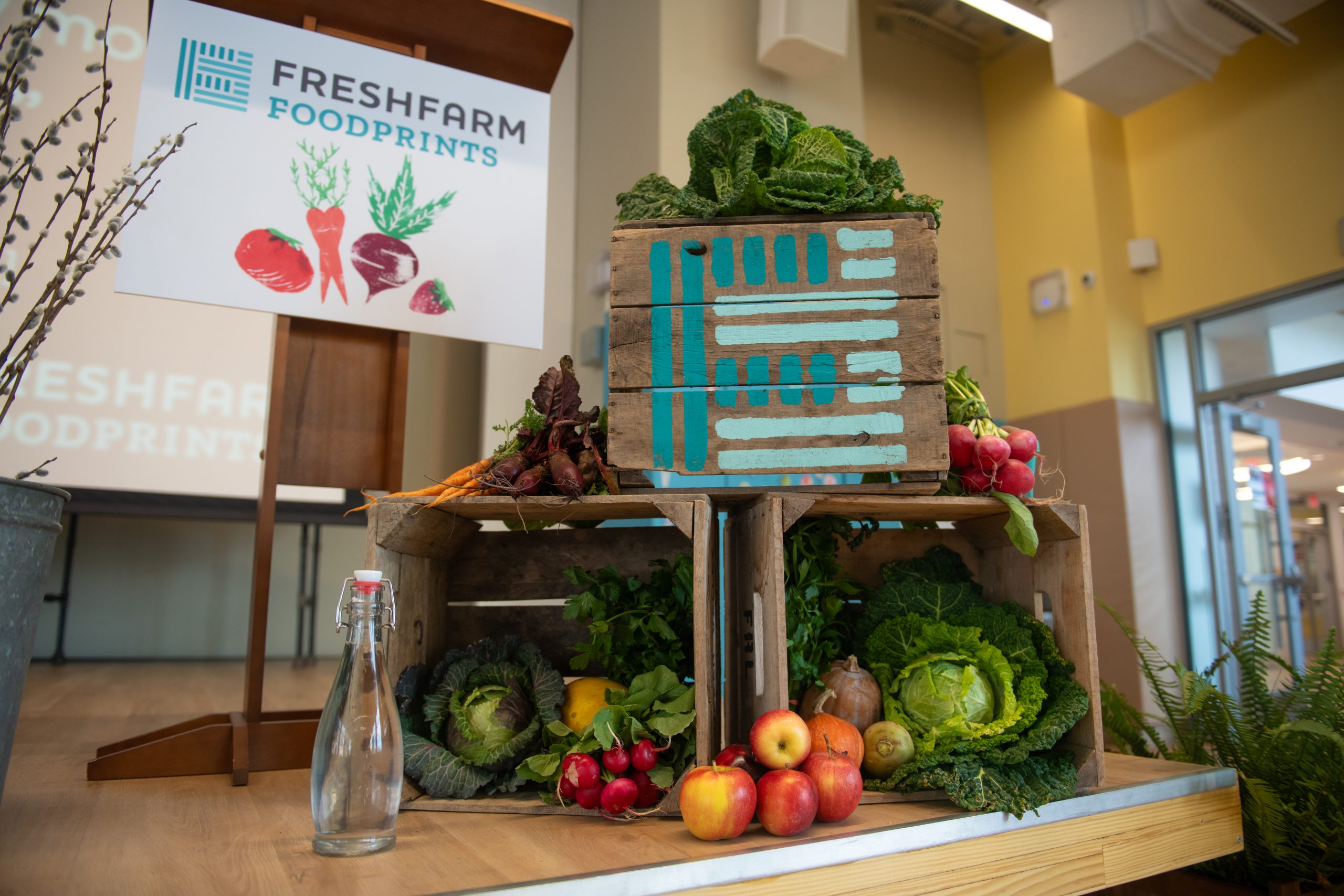 FoodPrints setting the stage. Photo by Cookie Captures.