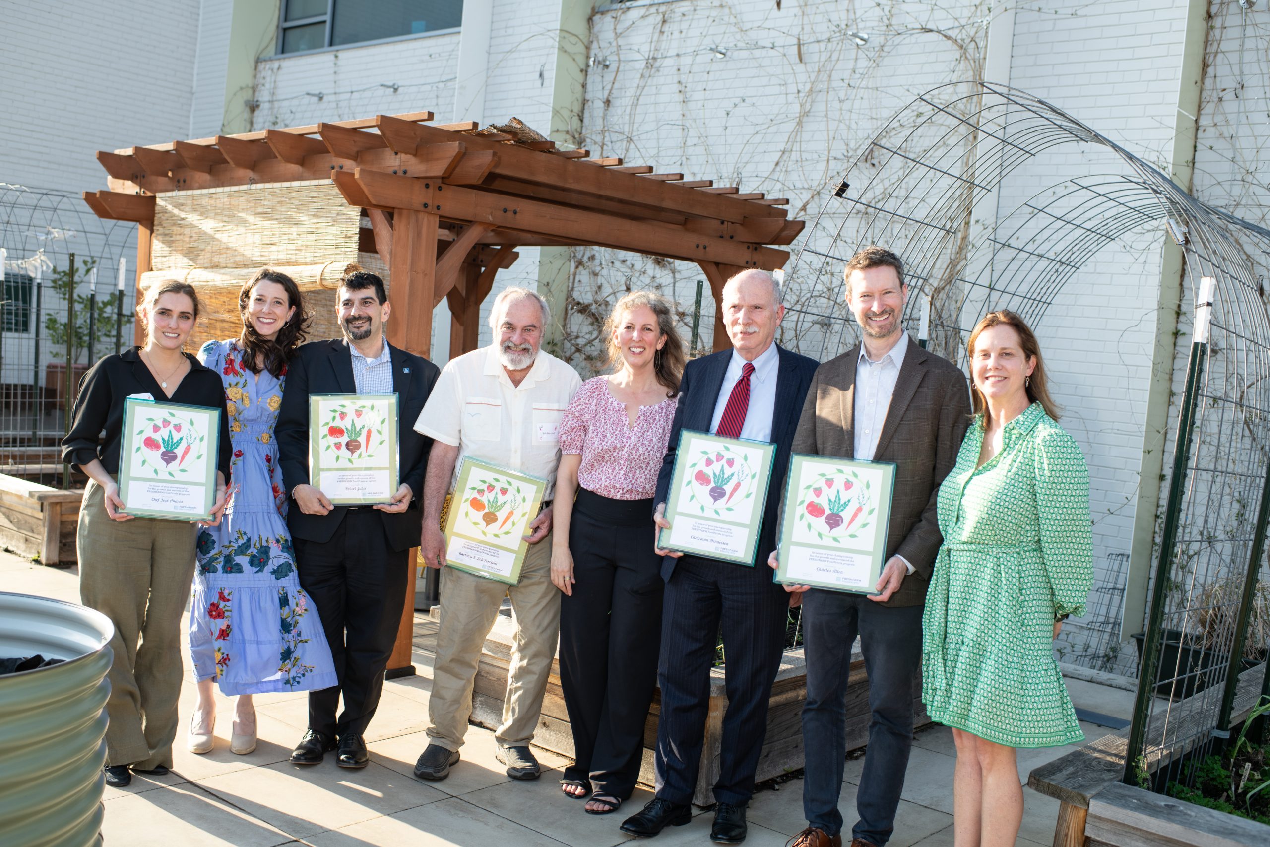 FoodPrints honored some of the people that helped the program grow and flourish. Photo by Cookie Captures.